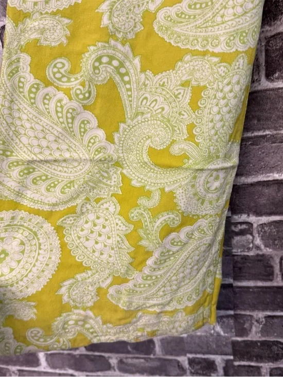 Urban Outfitters Sophie Paisley Printed Pull On Cargo Pant Chartreuse green - Picture 8 of 14